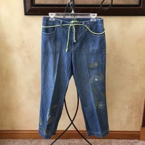 Cropped, super soft, light weight jeans